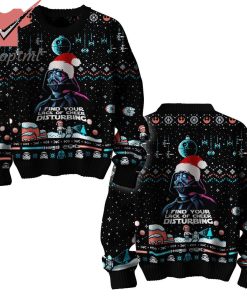 Star Wars Find Your Lack Of Cheer Disturbing Ugly Christmas Sweater