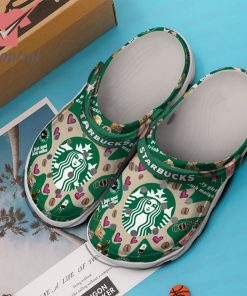 Starbucks Coffe Pretty Girls Drink Matcha Fleece Crocs Clog Shoes
