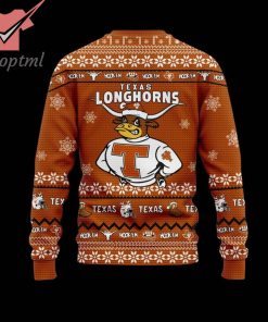 texas longhorn let it snow lets go ugly christmas sweater 3 jFbsz