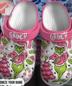 The Grinch christmas crocs clog shoes