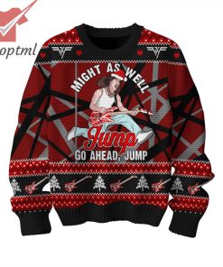 Van Halen Might As Well Jump Go Ahead Ugly Christmas Sweater
