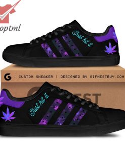Weed Just Hit It Stan Smith Adidas Shoes