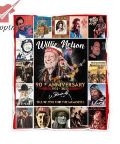 Willie Nelson 90th Anniversary Fleece Blanket