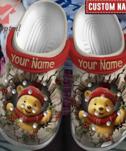 Winnie the Pooh custom name crocs clog shoes