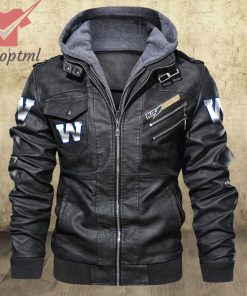 Winnipeg Blue Bombers CFL Leather Jacket