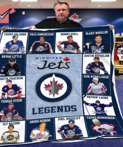 Winnipeg Jets Legends Fleece Blanket
