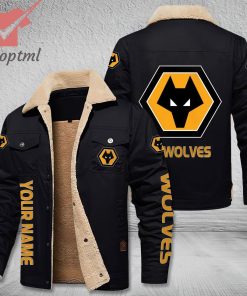 Wolverhampton Wanderers Winter Cargo Jacket Fur Collar Fleece