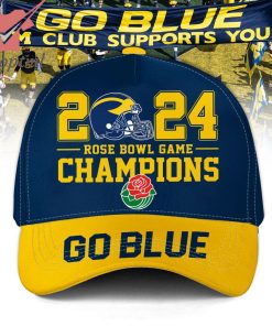 2024 Rose Bowl Game Champions Go Blue Classic Cap