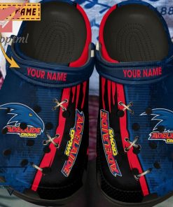 Adelaide Football Club Custom Name Crocs Clog Shoes