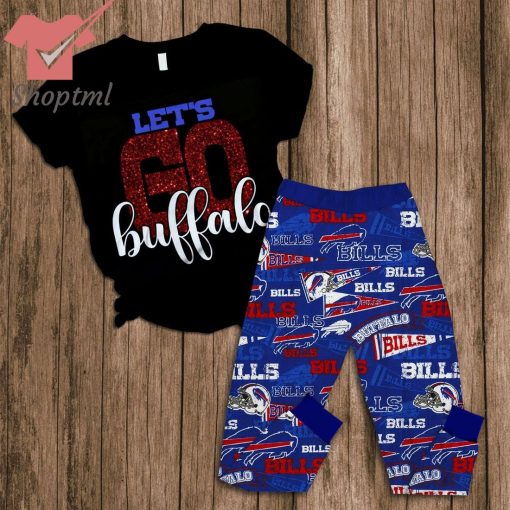 Buffalo Bills Let’s Go Buffalo Pajamas Set