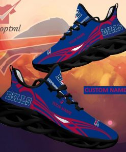 Buffalo Bills NFL Super Bowl LVIII Custom Name Max Soul Chunky Sneaker