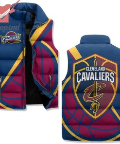 Cleveland Cavaliers Basketball Puffer Sleeveless Jacket