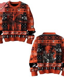 Code Orange Band Ugly Sweater