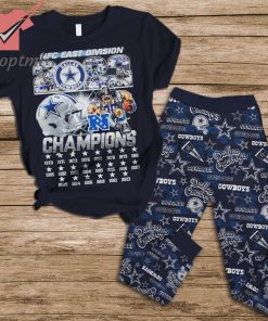 Dallas Cowboys NFC East Division 2023 Champions Pajamas Set