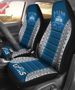 Detroit Lions 2023 NFC North Division Champions Car Seat Cover
