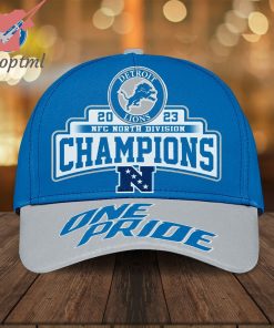 Detroit Lions 2023 NFC North Division Champions One Pride Classic Cap