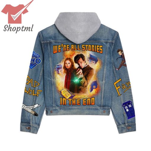 Doctor Who We’re All Stories In The End Hooded Denim Jacket