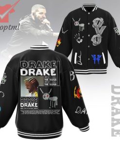 Drake for all the dogs albums baseball jacket