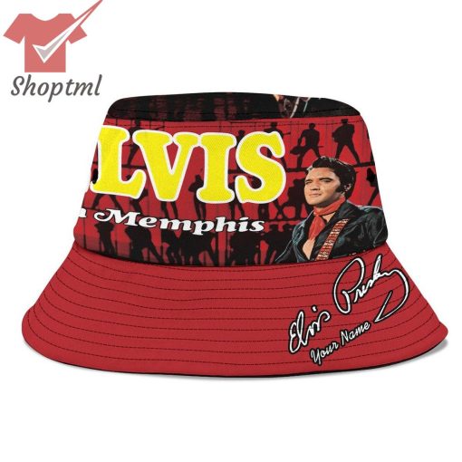 Elvis Presley elvis in memphis custom name bucket hat