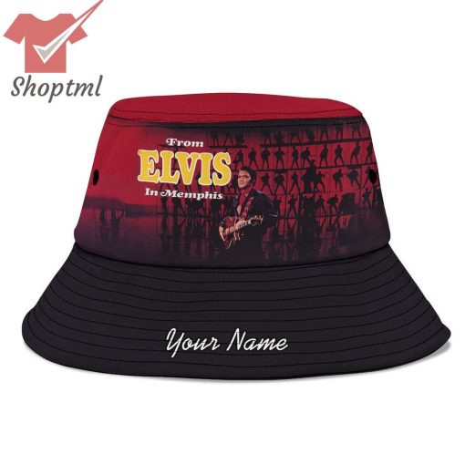 Elvis Presley from elvis in memphis custom name bucket hat
