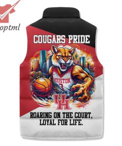 houston cougars pride roaring on the court puffer sleeveless jacket 3 49stR