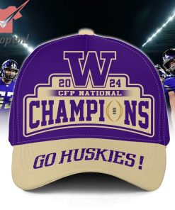 Husky Washington 2024 CFP National Champions Go Huskies Classic Cap