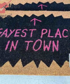 lgbt pride gayest place in town doormat 2 1NwcE
