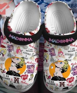 Madonna Strike A Hose Crocs Clog Shoes