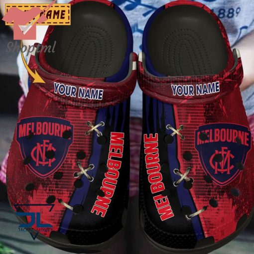 Melbourne Football Club Custom Name Crocs Clog Shoes