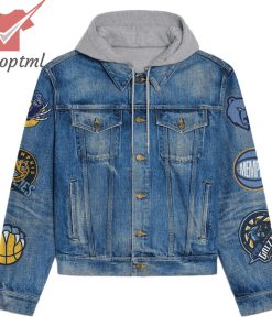 memphis grizzlies nation grit and grind hooded denim jacket 3 WelQt