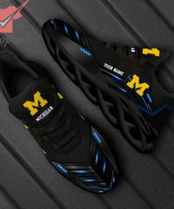 michigan wolverines 2024 custom name chunky max soul sneakers 2 u6mog