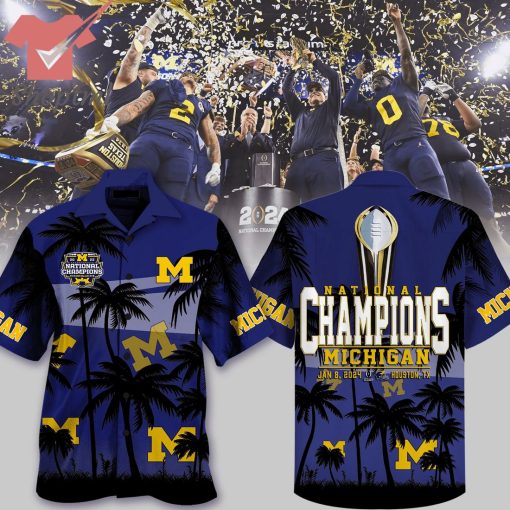 Michigan Wolverines 2024 National Champions Hawaiian Shirt