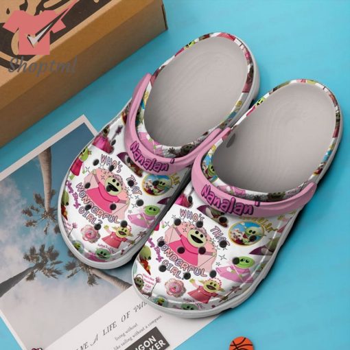 Nanalan’ Who’s That Wonderful Girl Crocs Clog Shoes