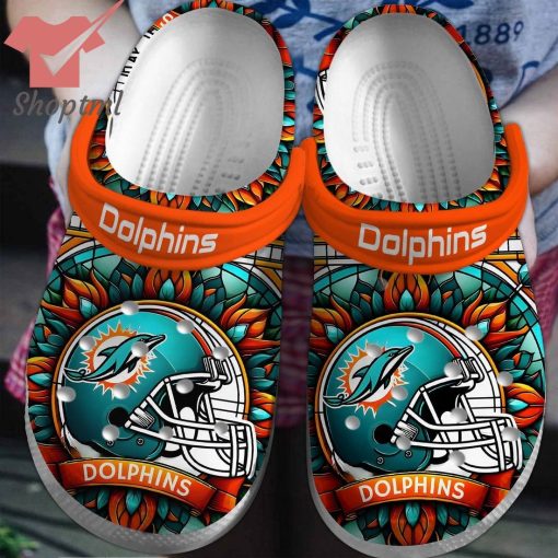 NFL Miami Dolphins Crocs Clogs Shoes