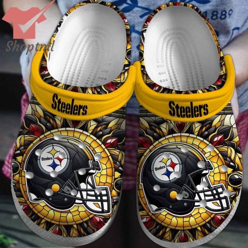 NFL Pittsburgh Steelers Crocs Clogs Shoes