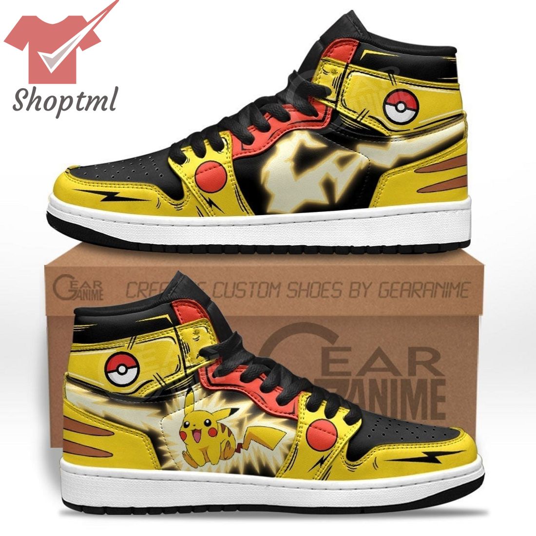 Pokemon Pikachu Powerful Nike Air Jordan 1 Sneaker