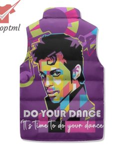 prince do your dance purple puffer sleeveless jacket 3 aTXh3