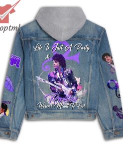 prince life is just a party parties werent meant to last hooded denim jacket 2 QGOc4