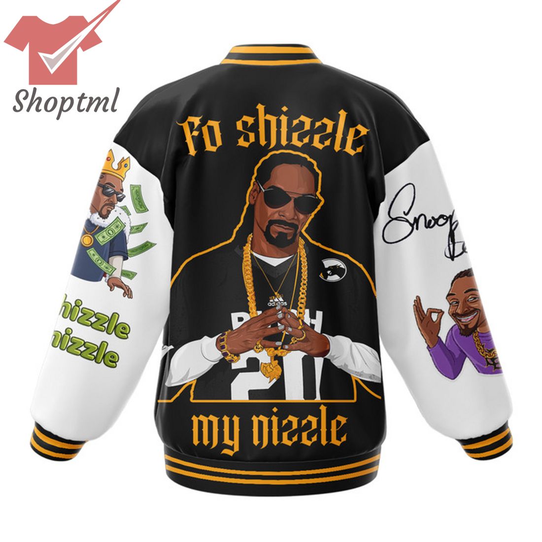 Snoop Dogg Fo' Shizzle My Nizzle Baseball Jacket