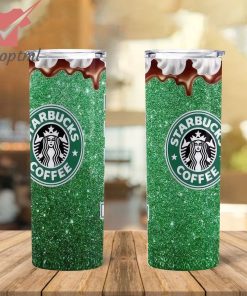 Starbucks Coffee Diamond Bling Bling Green Steel Tumbler