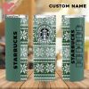 Starbucks Coffee Ruby Bling Bling Red Custom Name Steel Tumbler