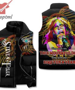 Steven Tyler Sing With Me Sing For A Year Puffer Sleeveless Jacket