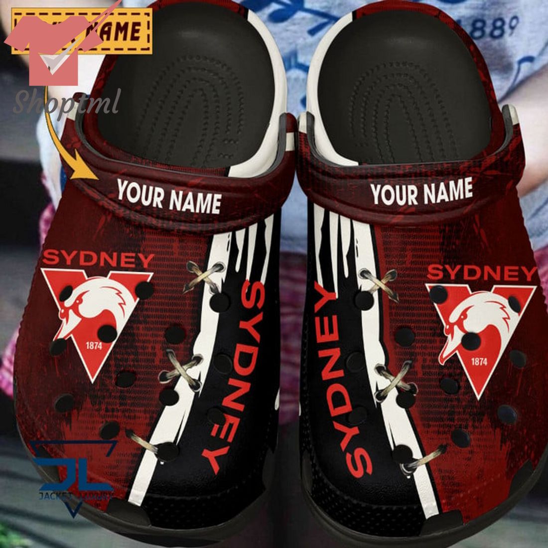 Sydney Swans Custom Name Crocs Clog Shoes