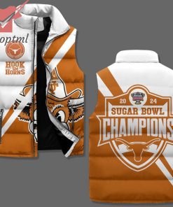 Texas Longhorn Hook 'em Horns Sugar Bowl Champions Puffer Sleeveless Jacket