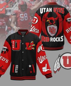 Utah Utes Big Red Rocks Baseball Jacket