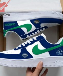 Vancouver Canucks NHL Air Force Custom Nike Air Force Sneaker