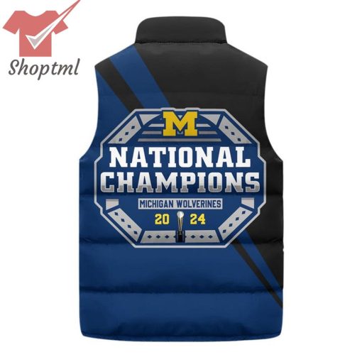 Washington Huskies National Champions 2024 Puffer Sleeveless Jacket