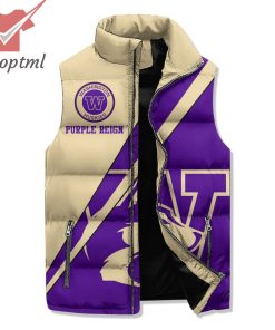 Washington Huskies Purple Reign College FC Playoff Puffer Sleeveless Jacket