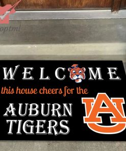 welcome this house cheers for the auburn tigers doormat 2 Utftq