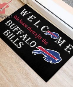 welcome this house cheers for the buffalo bills doormat 2 smhMY
